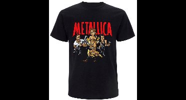 Metallica - Load Chavez Cartoon Heren T-shirt - L - Zwart