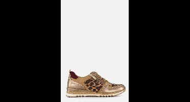 Marco Tozzi Leopard Sneakers beige Textiel - Maat 38