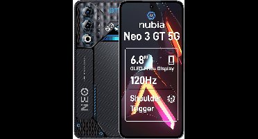 ZTE Nubia Neo 3 GT - 5G - 12GB/256GB ROM - Grijs