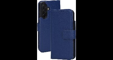 Mobiparts Leather Wallet Case geschikt voor Samsung Galaxy A26 - Blauw