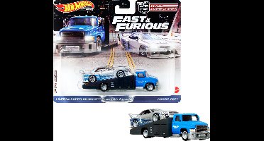 Hot Wheels Premium Teamtransport Set van 2 - Verrassingsitem - Speelgoedvoertuig