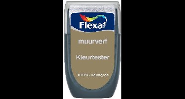 Flexa - Kleurtester Muurverf - 100% Helmgras - 30 ML - Mengverf - 0.03L