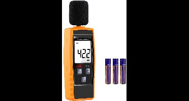 Professionele Decibelmeter - DB Meter - Geluidsmeter - Oranje