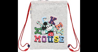 Rugtas met Koordjes Mickey Mouse Clubhouse Only one Marineblauw (26 x 34 x 1 cm)