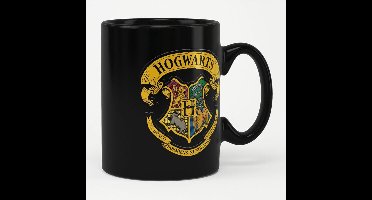 Harry Potter Hogwarts Crest Unisex Kop - zwart - Standard
