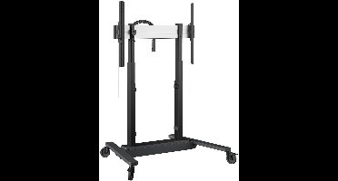 RISE 4205 Gemotoriseerde display lift trolley, 50 mm/s, 700 mm slag (zwart, EU)