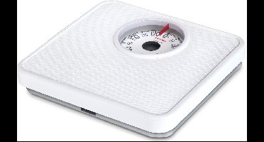 Soehnle personenweegschaal analoog Tempo - wit - tot 130 kg - 1 gr. nauwkeurig