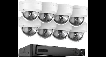 8-kanaals NVR Beveiligingssysteem – 4K IP Camera Set – Video Recorder – Camerabewaking – Netwerk Camera – 8MP Resolutie – PoE Ondersteuning – Bewegingsdetectie Mens & Voertuig - 2TB