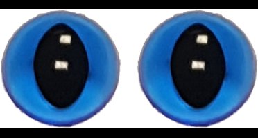 Ogen Kat Transparant Blauw