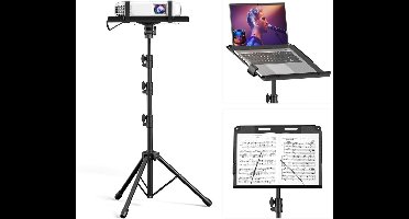 DailySupplies® Projector Statief - Beamer Standaard - Tripod Verstelbaar - Zwart
