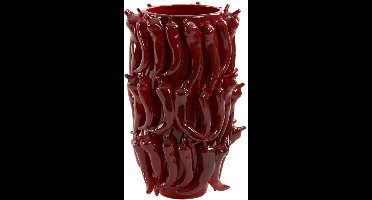 Light & Living - Vaas PEPPER - 26.5x25x39cm - Rood