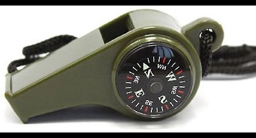 New Age Devi - 3-in-1 noodfluit met kompas - Set van 4