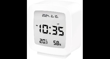 LogiLink Digitale Wekker, wit