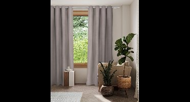 Home Style Thermisch Gordijn – Lichtdoorlatend – Met Ringen – 140x250 cm – Beige