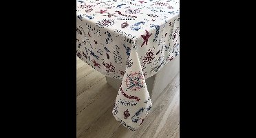 Maritiem tafelkleed - elegant design - geschikt voor binnen en buiten