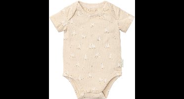 Little Dutch Little Goose Korte Mouw Romper - Maat 74 - Beige