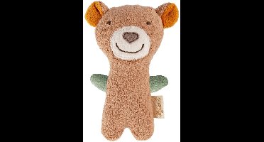 sigikid baby rammelaar knuffelbeer - zacht grijpspeelgoed voor baby's.