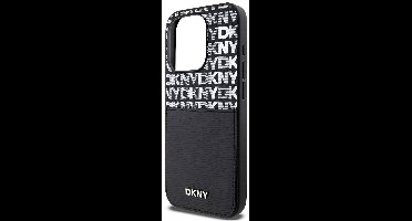 DKNY, Backcover Geschikt voor Apple iPhone 15 Pro Max met kaarthoesje, Zwart
