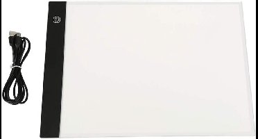 Draagbare LED Tekenplank A3 (5mm) - Instelbaar Licht voor Schetsen, Diamantschilderen en Tekenen