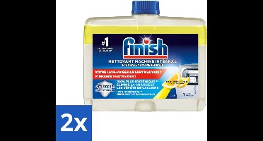 Finish - Vaatwasmiddel - Hygiene Machinereiniger Lemon - Hygiënische Reiniging - 250 ml - Voordeelverpakking - 2 stuks