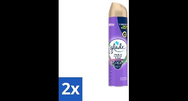 Glade - Luchtverfrisser Spray - Tranquil Lavender & Aloë - 300 ml - Voordeelverpakking - 2 stuks
