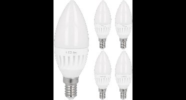 LED line PRIME LED Kaarslamp C37 E14 - 5W (vervangt 60W) - 700lm - Ø37mm - 230V - Energiezuinig - 5 stuks