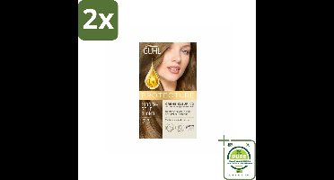 Guhl - Crème-kleuring - No. 7.3 Midden Goudblond Natural Colors - Haarverf - Voordeelverpakking - 2 stuks - Haarverf - Goudblonde haarkleur