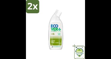 Ecover - Toiletreiniger Essential - Dennenfris - 750 ml - Voordeelverpakking - 2 stuks - Toilet schoonmaak - Toilet reiniger