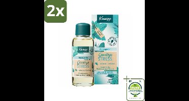 Kneipp - Massageolie - Goodbye Stress - Watermunt & Rozemarijn - 100 ml - Voordeelverpakking - 2 stuks - Massageolie - Ontspanning
