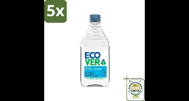5 x Ecover - Afwasmiddel - Kamille & Clementine - 950 ml - Grootverpakking - Ecover Afwasmiddel - Afwasmiddel Kamille En Clementine - Plantaardig Afwasmiddel - Afwasmiddel Voor Vaat - Afwasmiddel Zonder Chemicaliën