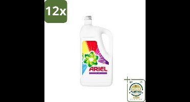 Ariel - Wasmiddel - Color - 80 Wasbeurten - 2,64 liter - Voordeelverpakking - 12 stuks - Gekleurde kleding - Vlekken verwijderen