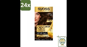 Syoss Oleo Intense - Haarverf - 4-18 - Mokka Bruin - 115ml x 24