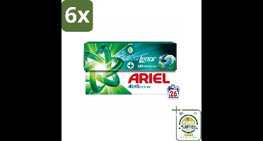 Ariel - 4in1 Wasmiddel Pods - Lenor Unstoppables - 26 Pods - Voordeelverpakking - 6 stuks - Wascapsules - Langdurige geur