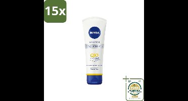 15 x NIVEA - Handcrème - 3-in-1 Q10 Anti-Veroudering - Anti-rimpel - Egaliseert - Hydrateert - 100 ml - Grootverpakking - Handcrème - Anti-aging - Rimpels - Pigmentvlekken - Q10