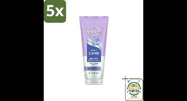 5 x Andrélon – Shampoo Scrub – Anti Roos – 200 ml - Grootverpakking - Anti-roos Shampoo - Droge Hoofdhuid - Hoofdhuid Reinigen - Groene Thee Shampoo - Citroenolie Shampoo