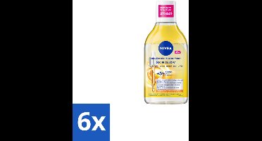6 x NIVEA - Micellair Water - Serum Verrijkt Stralend - Verwijdert Waterbestendige Make-up - 400 ml - Micellair Water - Reinigingswater - Gevoelige Huid - Doffe Huid - NIVEA