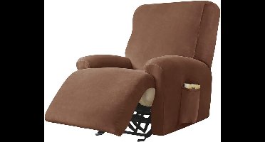 Stoelhoezen-Stoelbeschermers-4 delig-donkerbruin-c