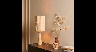 Light - Living Lampenkap Medana - Stof - Beige/Creme - 20 x 30 x 20 cm (BxHxD)