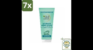7 x Garnier - Ambre Solaire - Aftersun Melk - Reisformaat - 100 ml - Grootverpakking - Aftersun Melk - Zonverzorging - Zonbelaste Huid - Aloë Vera - Reisformaat