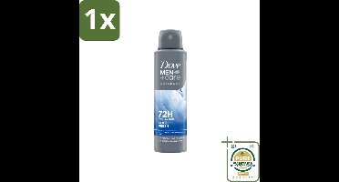 1 x Dove Men+Care Deodorant Spray - Cool Fresh - Advanced Care - 150 ml- Deodorant Spray - Anti-transpirant - Zweetvermindering - Huidbescherming - Frisheid