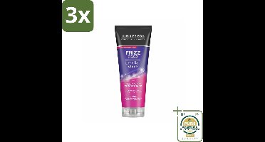 3 x John Frieda – Conditioner – Ease – Gladmakend – 250 ml - Grootverpakking - Koffiezetapparaat