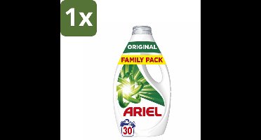 1 x Ariel - Vloeibaar Wasmiddel - Original - 30 Wasbeurten - 1350 ml - Vloeibaar Wasmiddel - Vlekverwijdering - Koud Wassen - Ariel Original - Wasmiddel Voor Vlekken