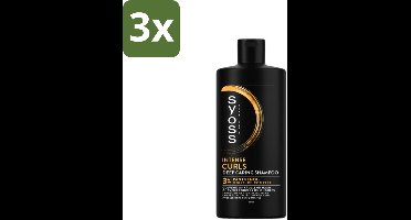 SYOSS - Curls Intense - Shampoo - Langdurige Styling - 440ml - Bulkverpakking - 3 stuks