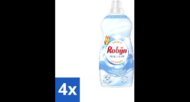 4 x Robijn – Vloeibaar Wasmiddel – Klein & Krachtig Stralend Wit – 1,19 L - Wit Wasmiddel - Wit En Licht Was - Wasmiddel Voor Wit - Wasmiddel Tegen Waas - Wasmiddel Tegen Vergeling