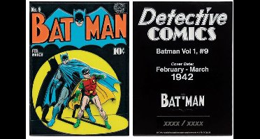 FaNaTtik DC Comics Ingot Batman Detective Comics #9 Limited Edition Coins