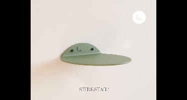 STERKSTAEL Saga Salie Groen - wandplank - kleur groen - poedercoating - staal - wandrek