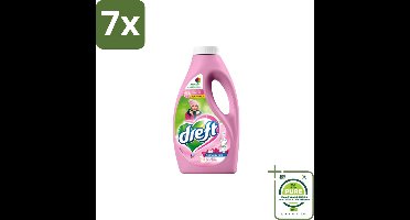 7 x Dreft – Vloeibaar Wasmiddel – Delicate & Wool – 24 Wasbeurten - Grootverpakking - Wasmiddel Voor Wol - Zachte Was - Wasmiddel Voor Zijde - Wasmiddel Voor Fijnwas - Wasmiddel Voor Merino