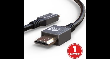ProFPS Micro HDMI naar HDMI Kabel 1M – 4K@60Hz – 18Gbps – ARC/3D
