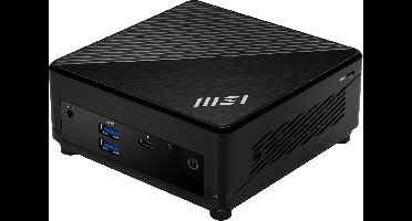 MSI Cubi 5 12M-458EU Intel® Core™ i5 i5-1235U 8 GB DDR4-SDRAM 512 GB SSD Windows 11 Pro Mini PC Zwart