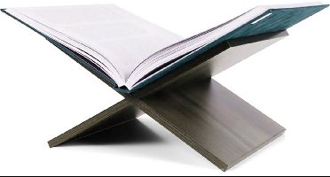 XEMM Boekenstandaard - Boekenhouder - Salontafelboek - 33 x 29 x 19 cm - Bruin